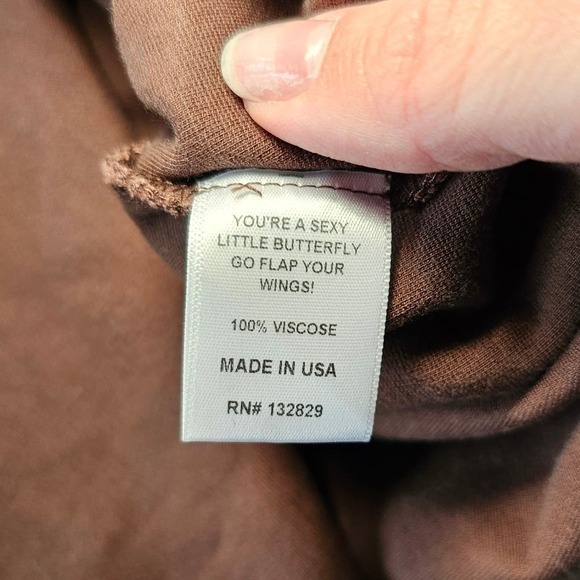 LPA Charlotte Chocolate Brown Dress size Medium - Picture 4 of 7
